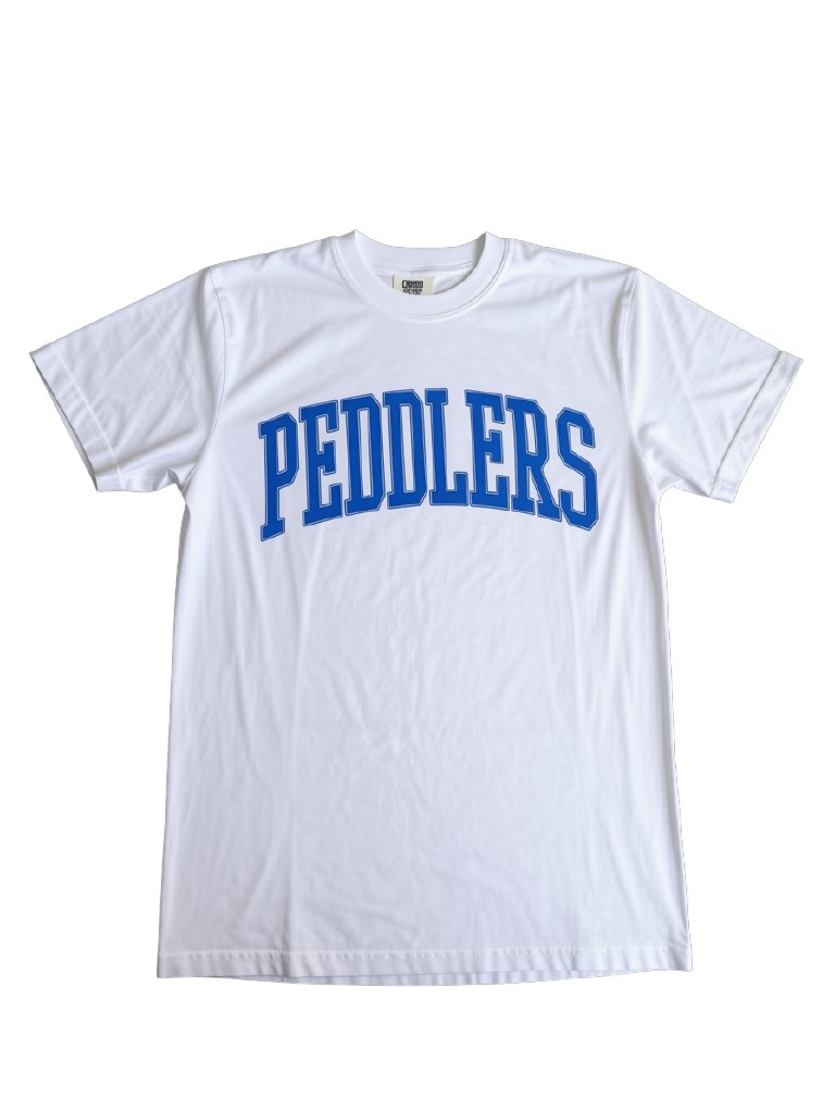 Peddlers Collegiate Tee - White